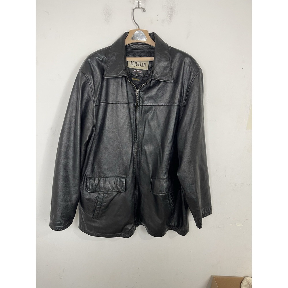 Wilsons Leather Jacket Men 2X M Julian‎  Supernatural Dean Winchester Thinsulate